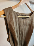 Sleeveless Cinched Tunic Top