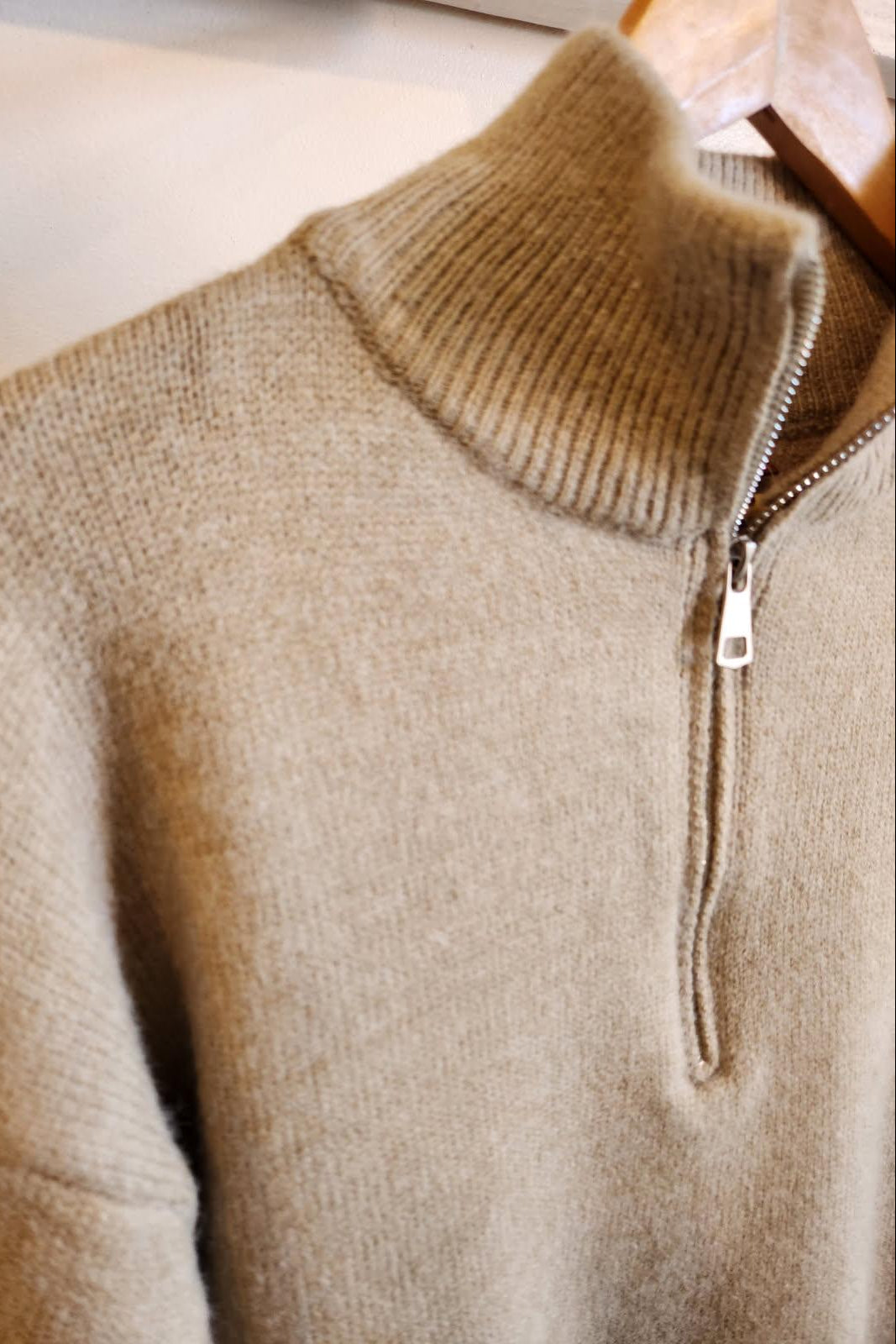 Classic Quarter Zip Sweater