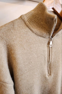Classic Quarter Zip Sweater