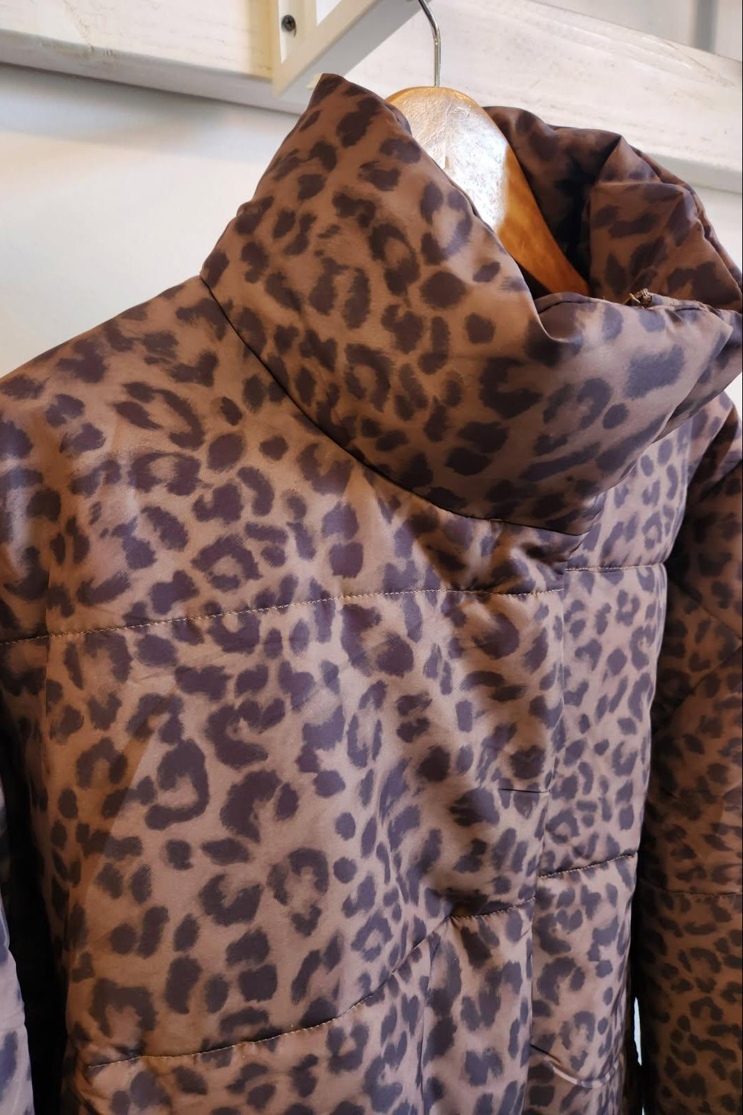 Leopard Puffer Jacket