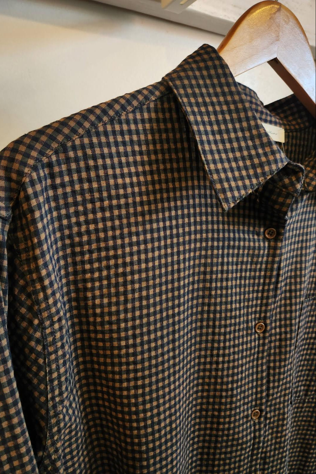 Dark Gingham Shirt
