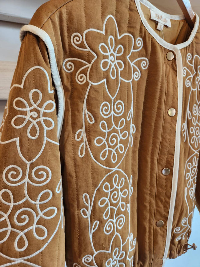 Embroidered Bomber Jacket