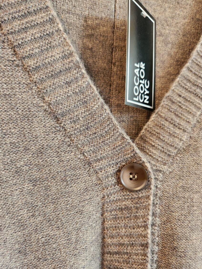 Textured Grandpa Cardigan