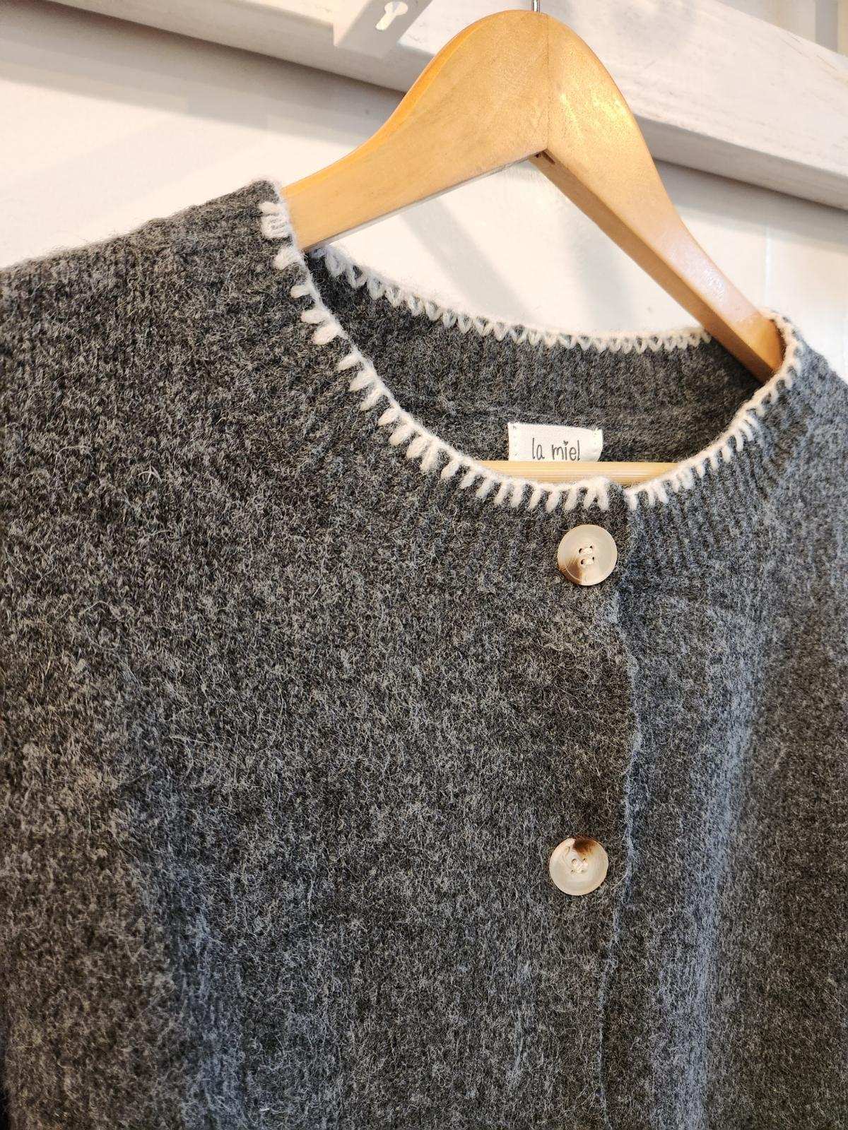 Blanket Stitch Cardigan