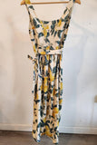 Lemon Midi Wrap Dress