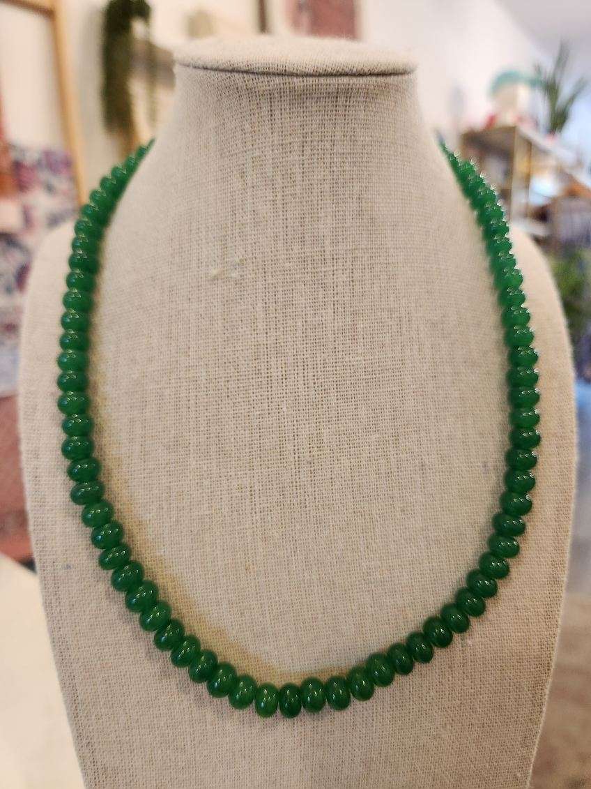 Natural Stone Beaded Necklace