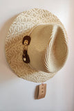 Packable Textured Panama Sun Hat