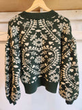 Jacquard Heart Sweater