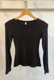 Luxe Long Sleeve Rib Tee