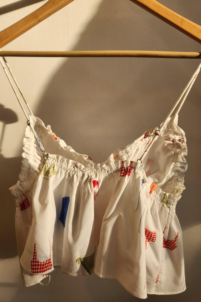 Bikini Print Cami Top