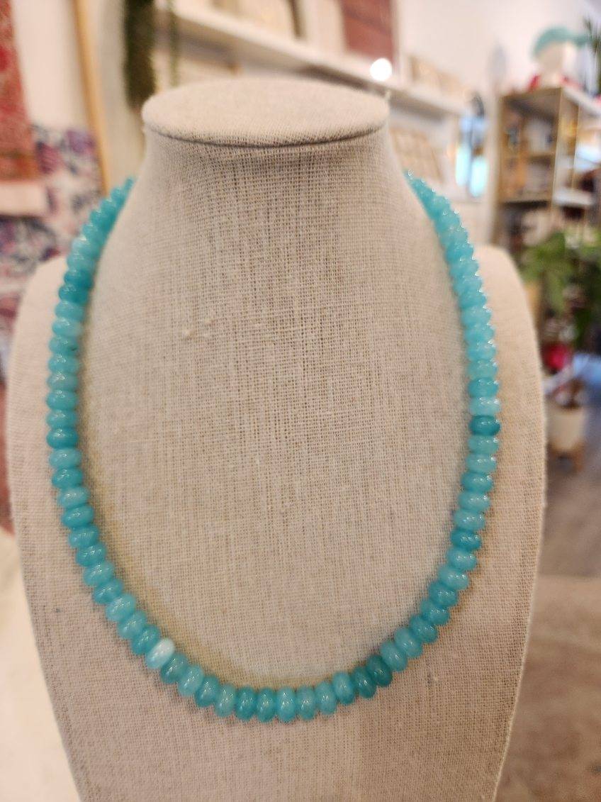 Natural Stone Beaded Necklace