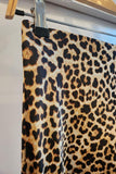 Animal Print Satin Skirt