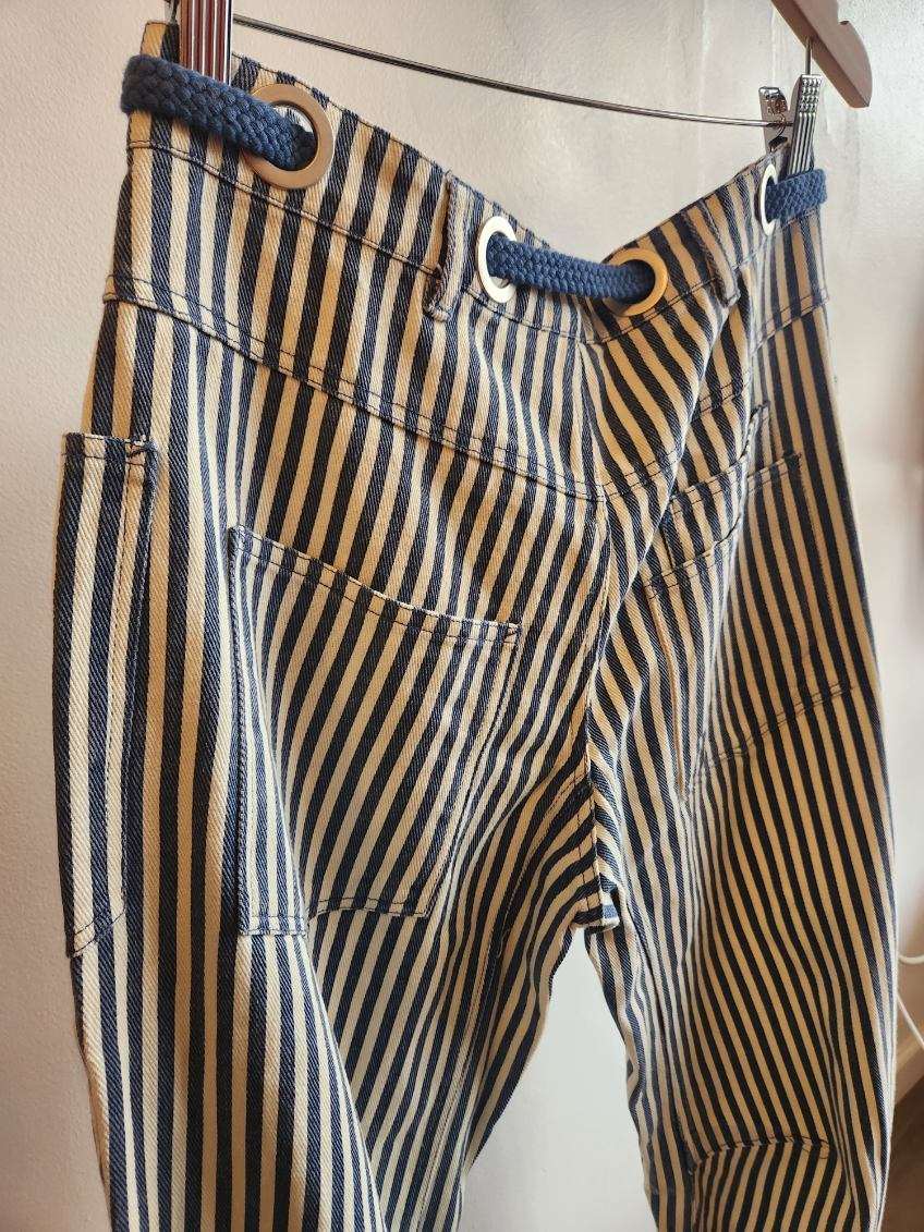 Stripe Decky Pant