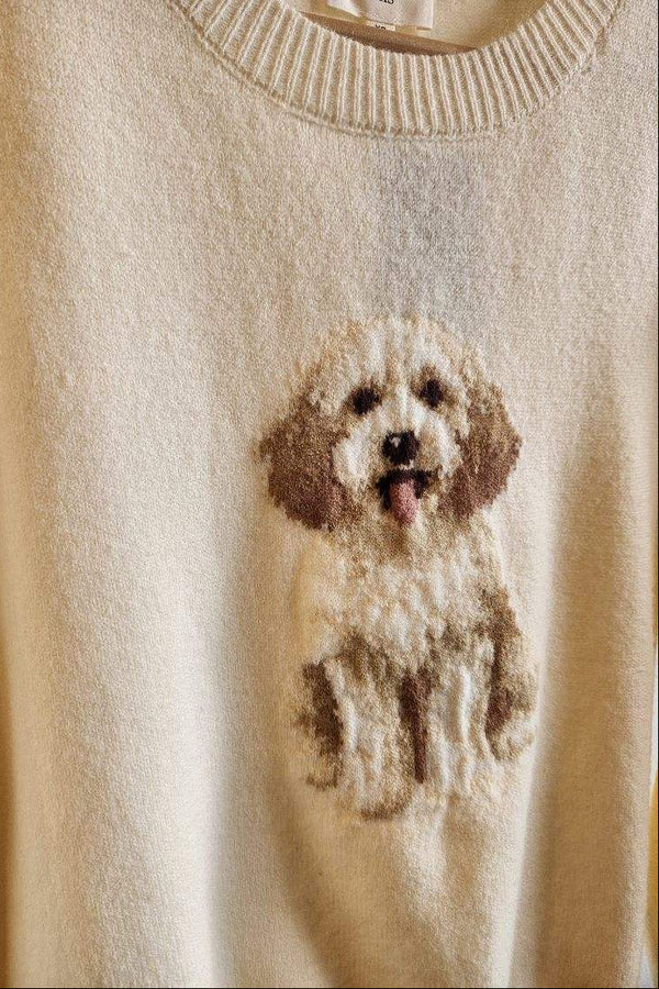Cockapoo Patterned Sweater