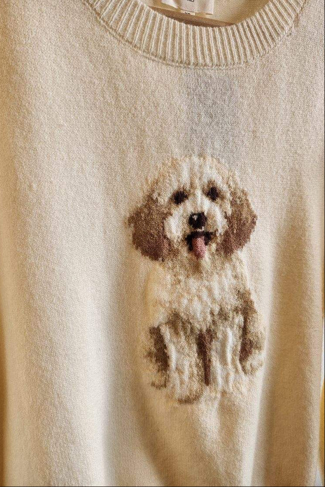 Cockapoo Patterned Sweater