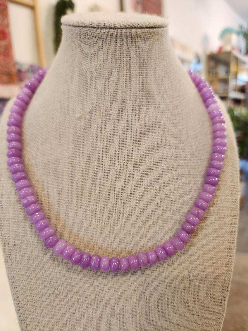 Natural Stone Beaded Necklace