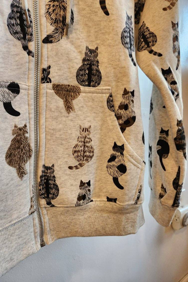 Cats Zip Hoodie