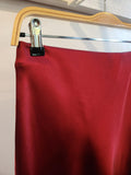 Solid Satin Skirt