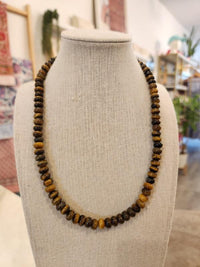 Natural Stone Beaded Necklace