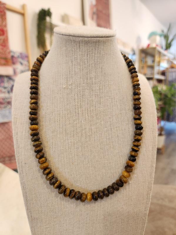 Natural Stone Beaded Necklace