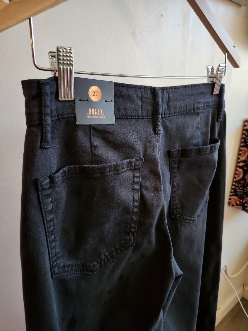 Black Stretch Twill Trouser