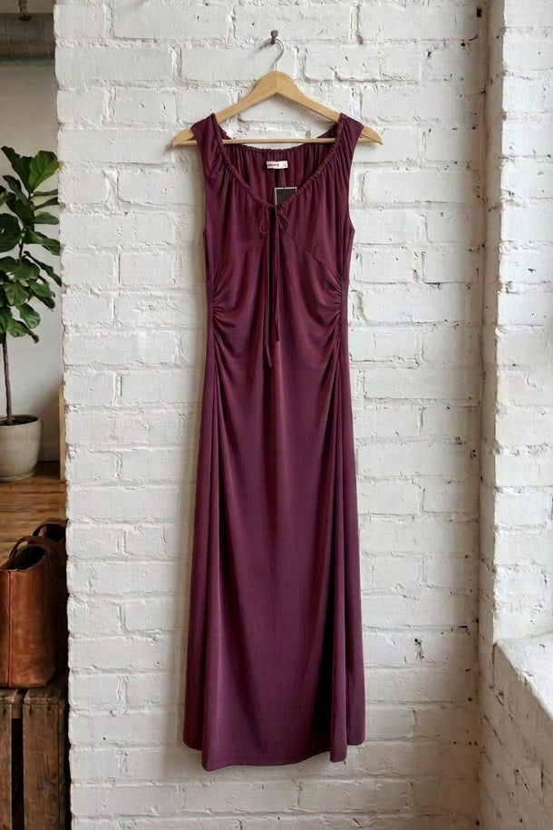 Sleek Knit Midi Dress
