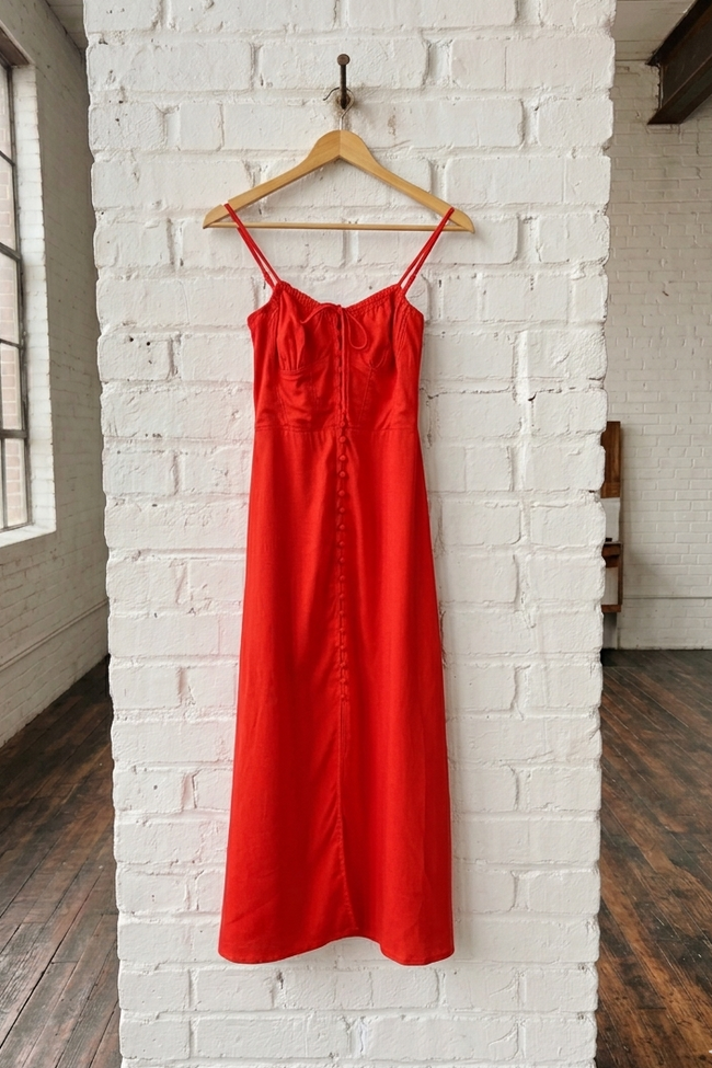 Sweetheart Corset Midi Dress