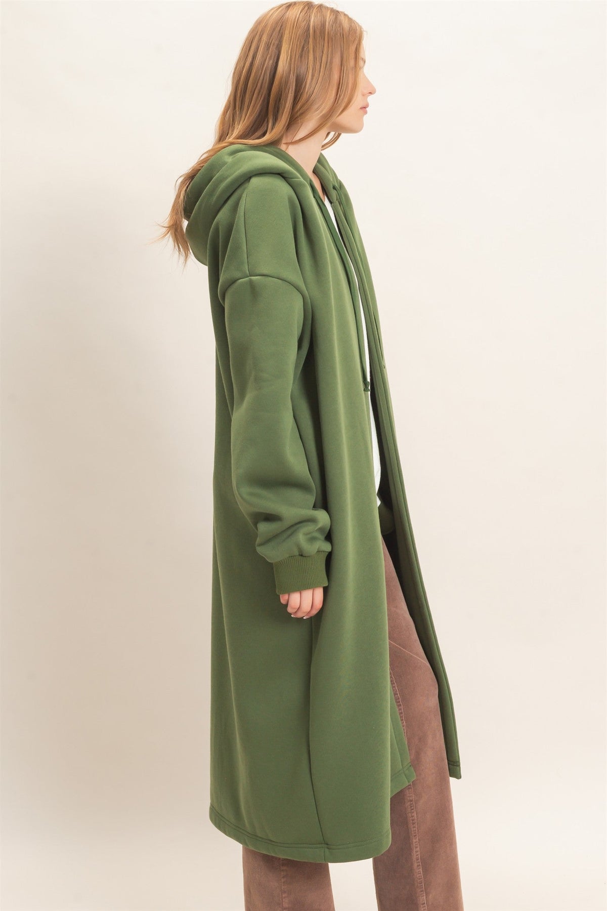 Long Lounge Hoodie Coat