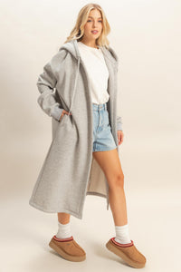 Long Lounge Hoodie Coat