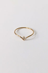 CZ Chevron Ring by Layer the Love