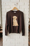 Golden Retriever Patterned Sweater