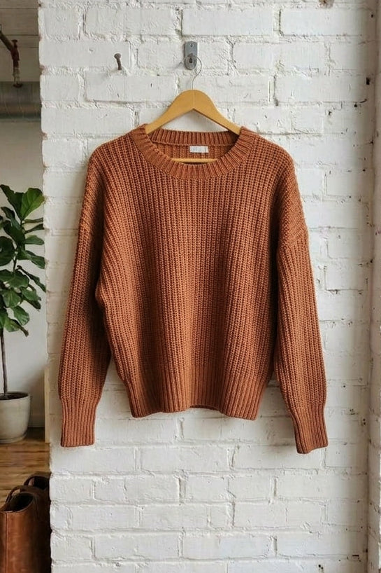 100% Cotton Chunky Sweater