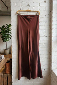 Satin Wide Leg Pant