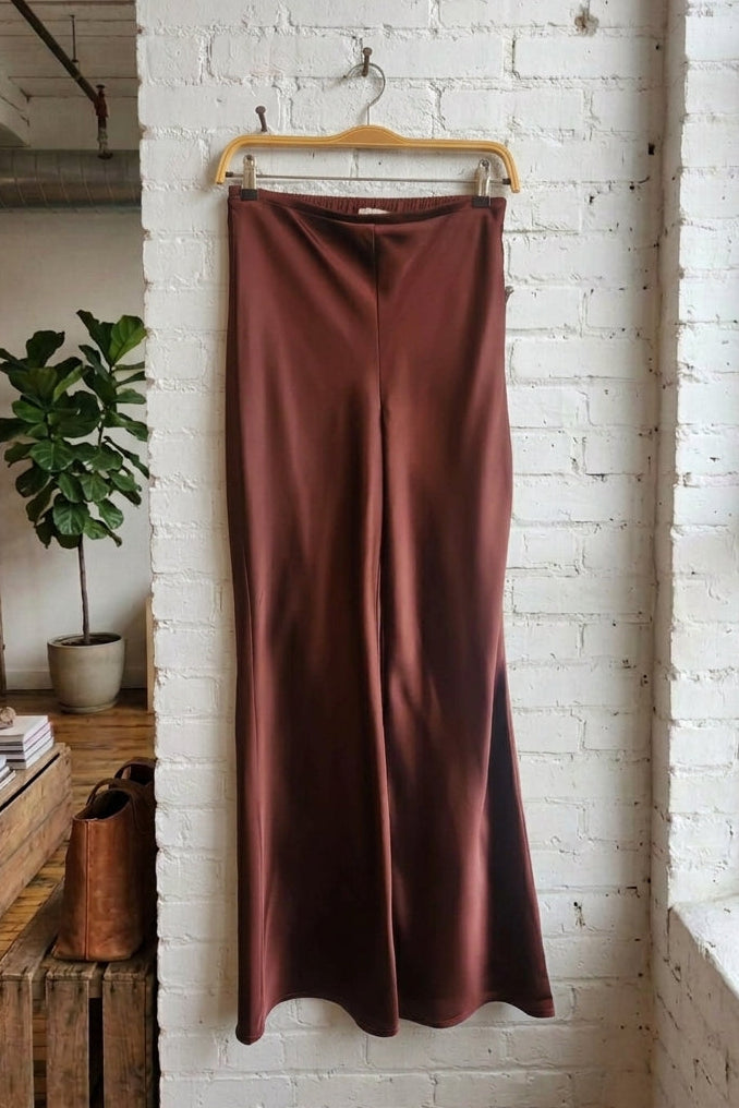 Satin Wide Leg Pant