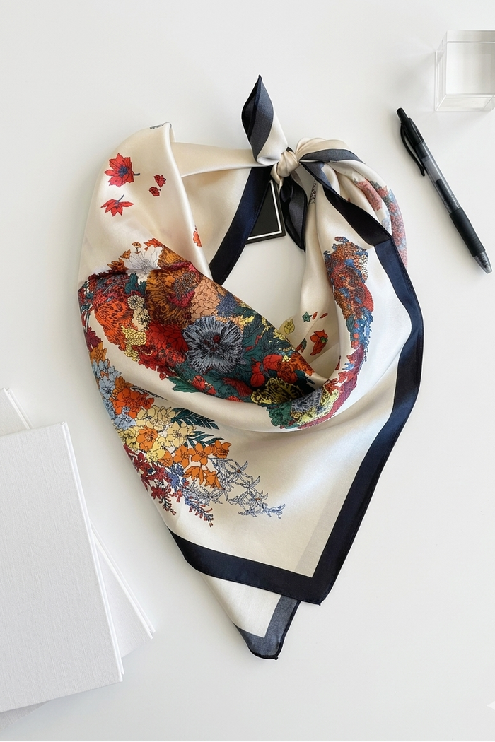 Square Silk Scarf Medium