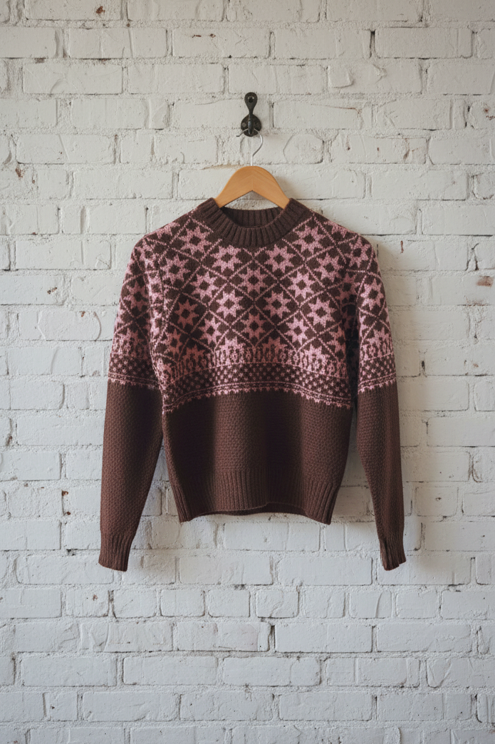 Geo Star Pattern Sweater