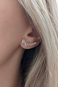 Blake Marquise Ear Climber by Layer the Love