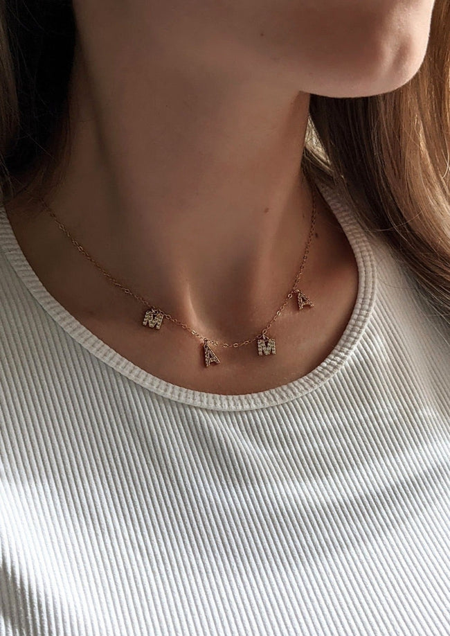 MAMA Charm Necklace by Layer the Love