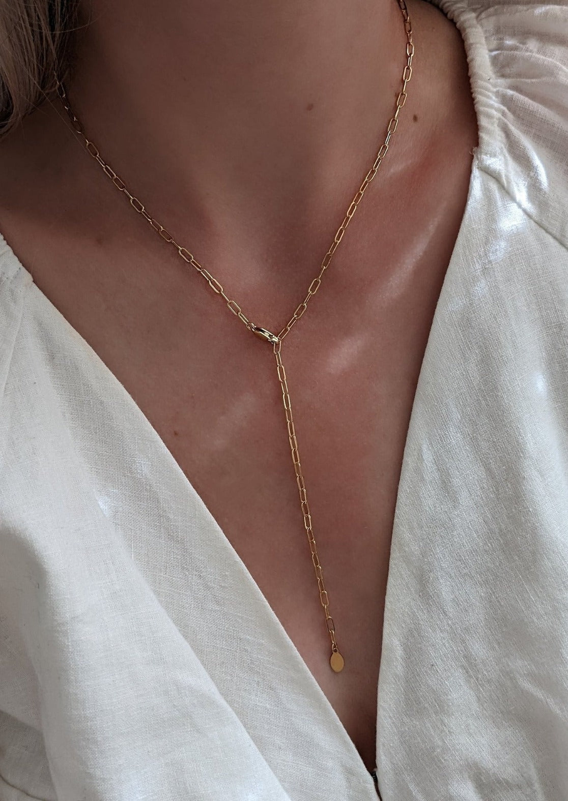 Kyle Lariat Necklace by Layer the Love