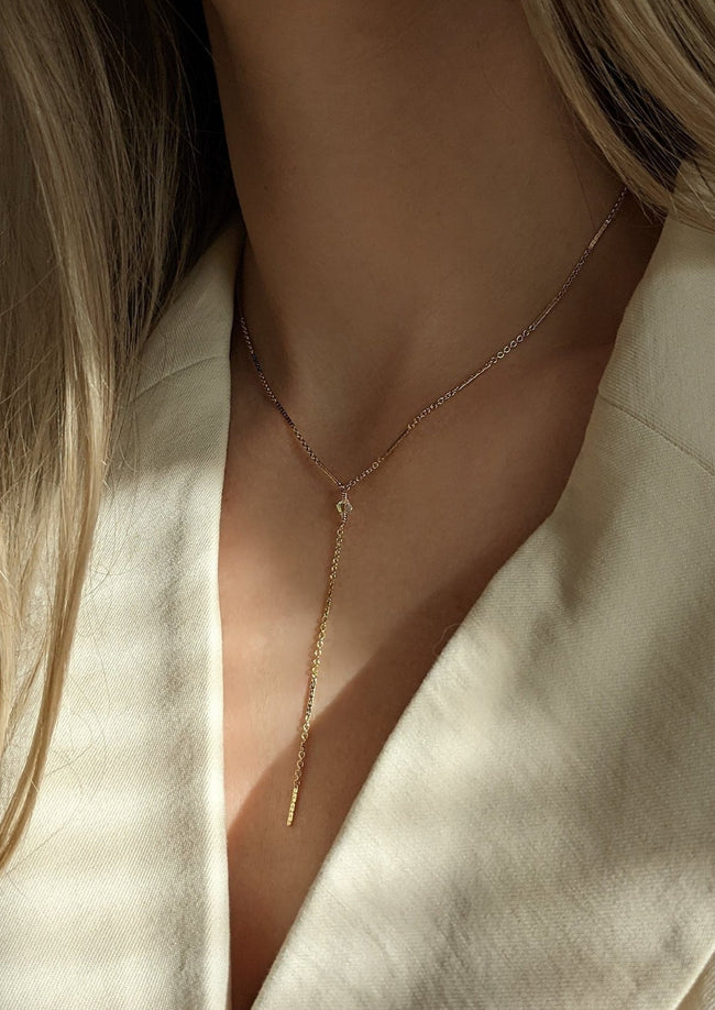 Kristin Lariat Necklace by Layer the Love
