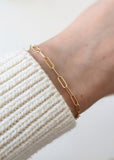 Girlfriend Paperclip Chain Bracelet by Layer the Love