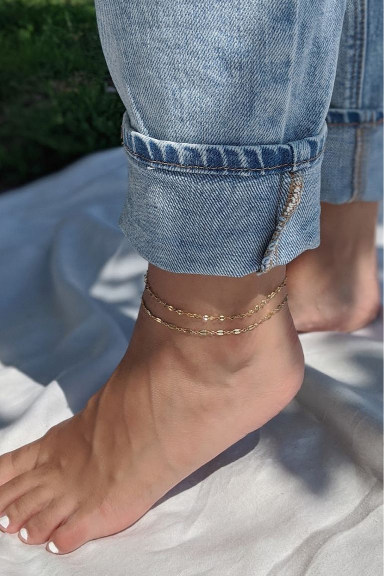 Lace Chain Anklet by Layer the Love