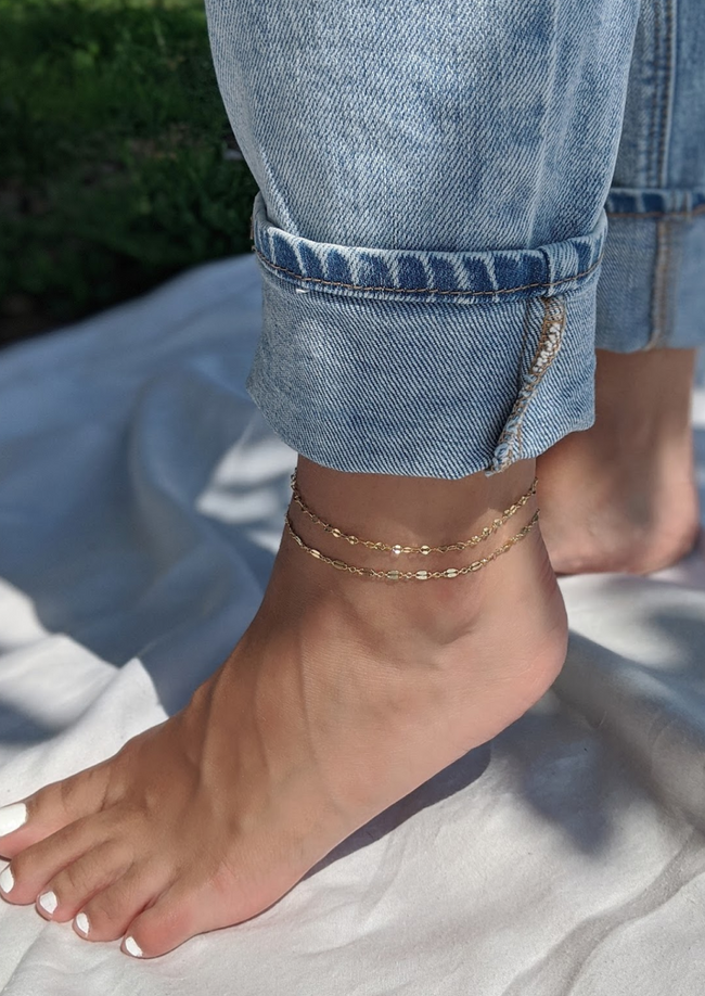 Lace Chain Anklet by Layer the Love