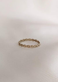 Gold Braided Ring by Layer the Love