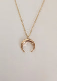 Gold Horn Necklace by Layer the Love
