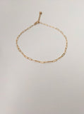 Mini Paperclip Chain Anklet by Layer the Love