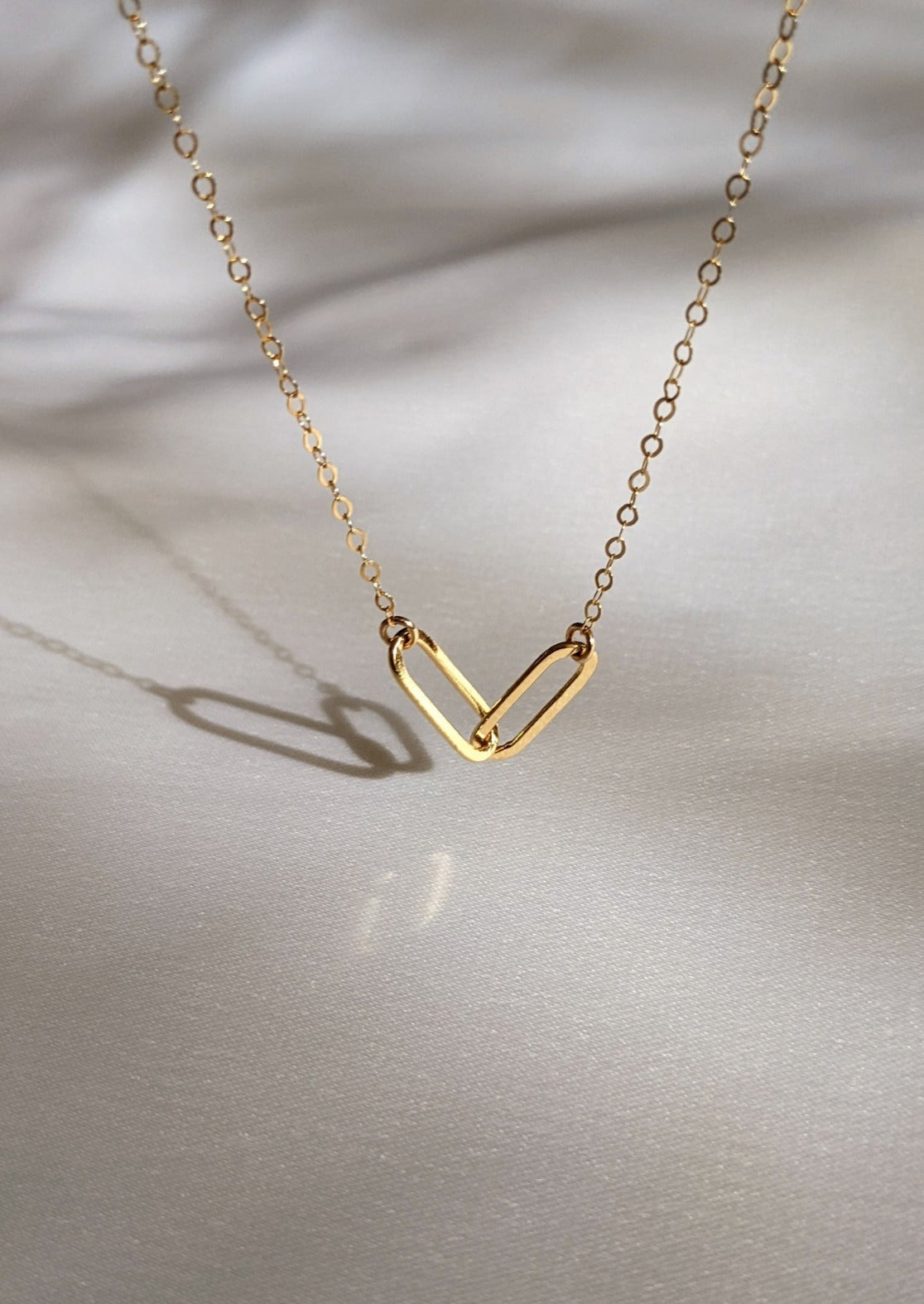 Duet Link Necklace by Layer the Love
