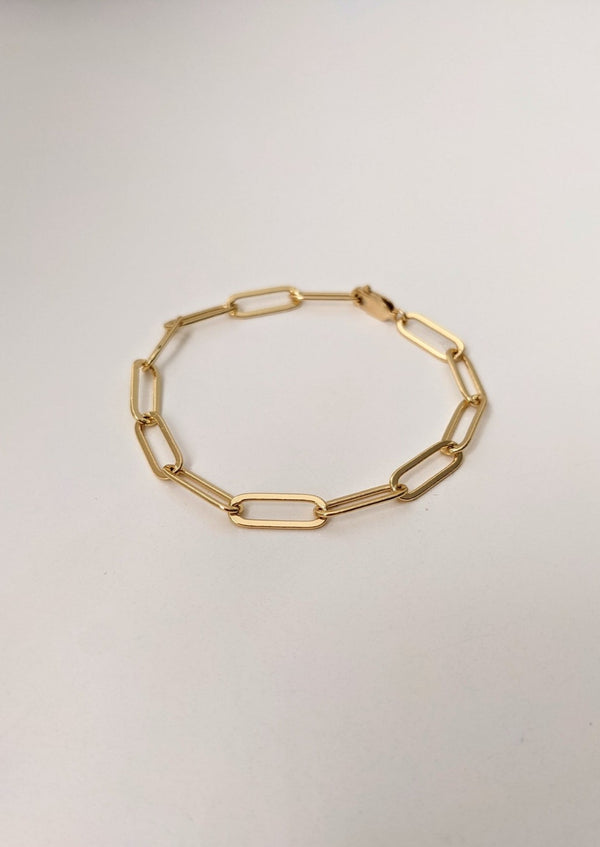 Boyfriend Paperclip Chain Bracelet by Layer the Love