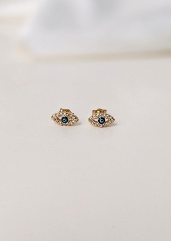 Evil Eye Studs by Layer the Love