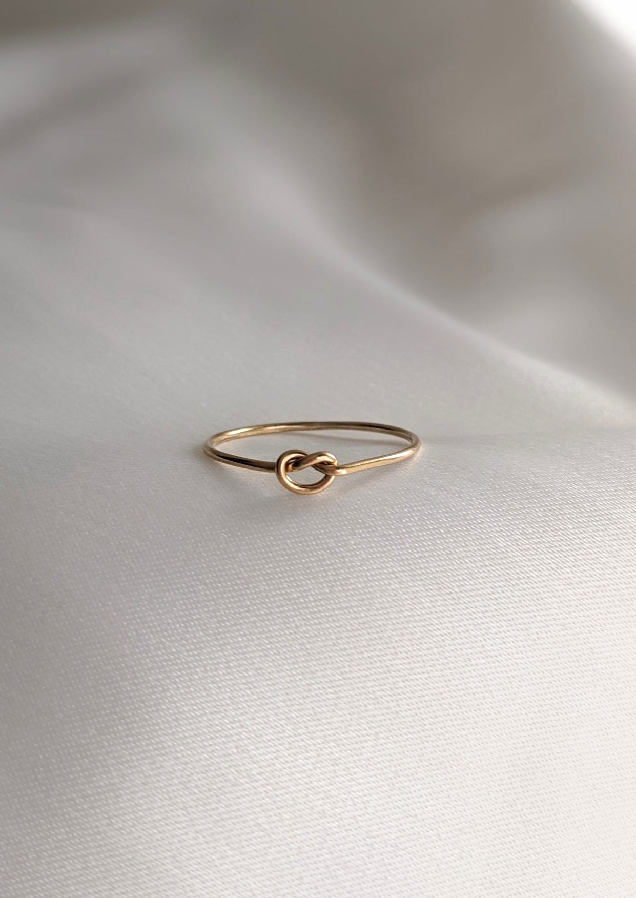 Gold Knot Ring by Layer the Love